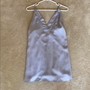 Baby blue slip dress